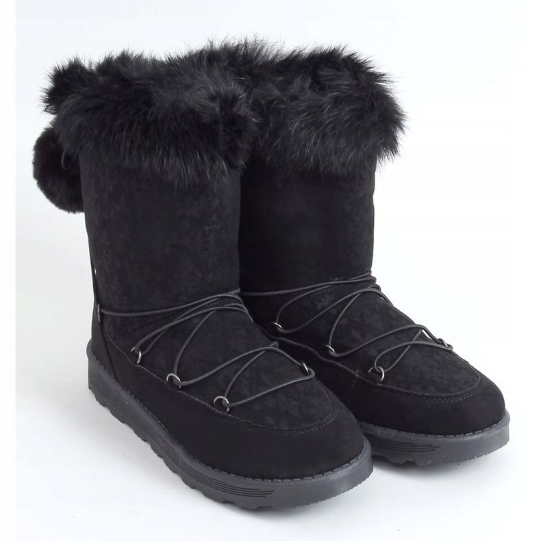 Botas de nieve mujer negras 259 Black negro 2