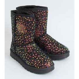 Botas de nieve iridiscente BL177P Gold negro multicolor 1 Botas de nieve iridiscente BL177P Gold negro multicolor 1
