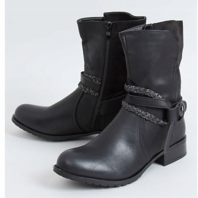 Botas de mujer negras F3163 Black negro 1