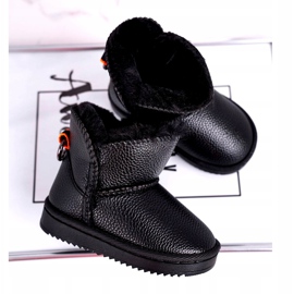 Apawwa Botas de nieve cálidas para niños Black June negro 3