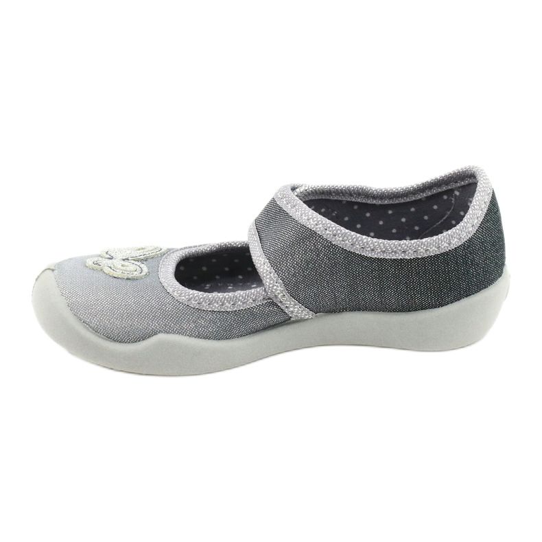 Calzado infantil befado 123X034 plata gris 2