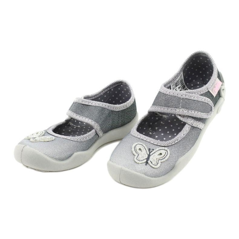 Calzado infantil befado 123X034 plata gris 3
