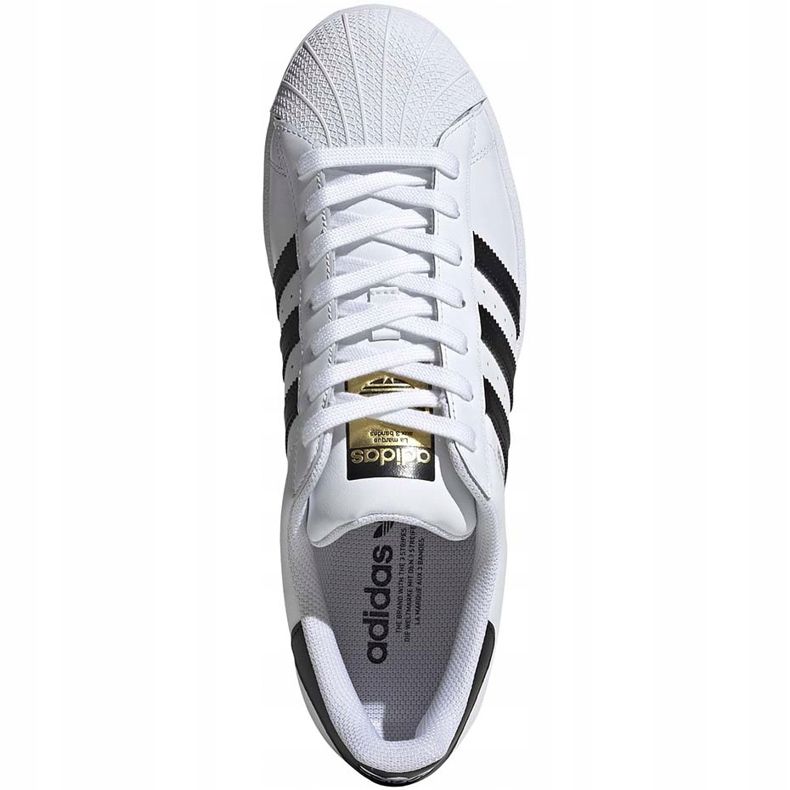Zapatillas de hombre adidas Superstar blancas EG4958 blanco negro 1