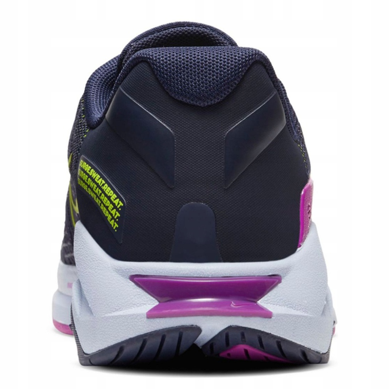 Calzado de entrenamiento Nike ZoomX SuperRep Surge W CK9406-420 azul marino rosado gris verde 2
