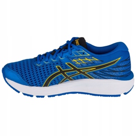 Asics Gel-Cumulus 21 Gs W 1014A069-401 negro azul amarillo 1 Asics Gel-Cumulus 21 Gs W 1014A069-401 negro azul amarillo 1