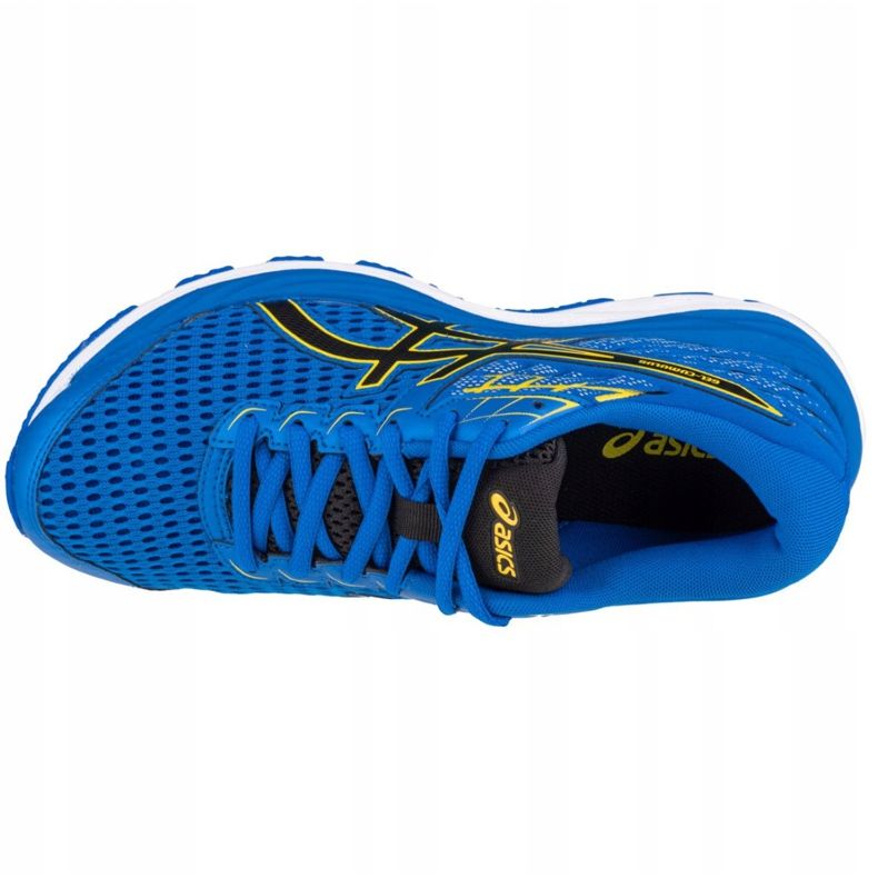 Asics Gel-Cumulus 21 Gs W 1014A069-401 negro azul amarillo 2 Asics Gel-Cumulus 21 Gs W 1014A069-401 negro azul amarillo 2