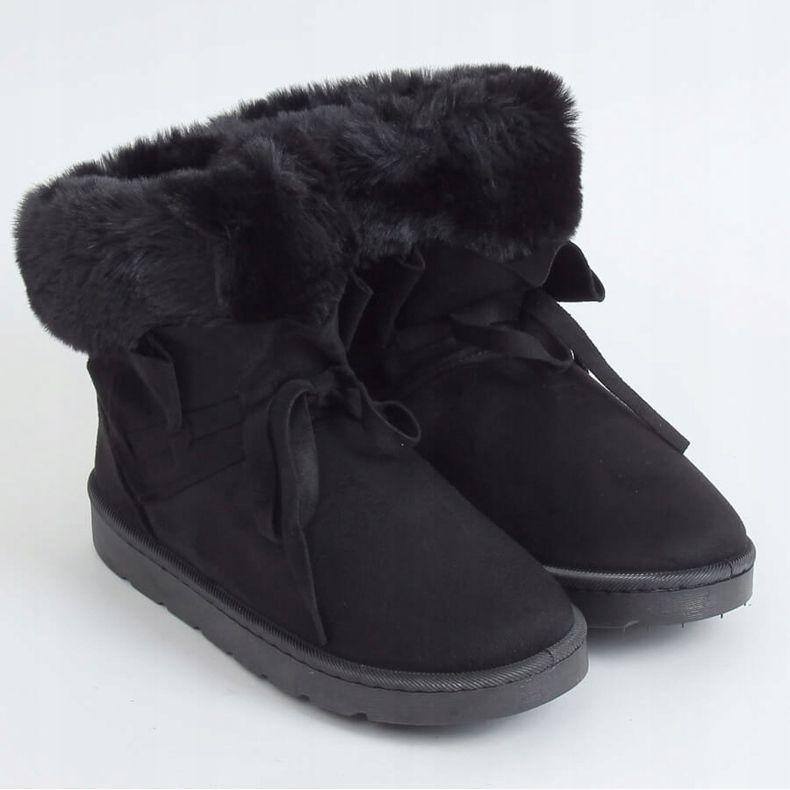 Botas de nieve de mujer negras A974 Black negro 1