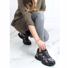 Zapatillas deportivas de mujer negras VL123 Black negro 3