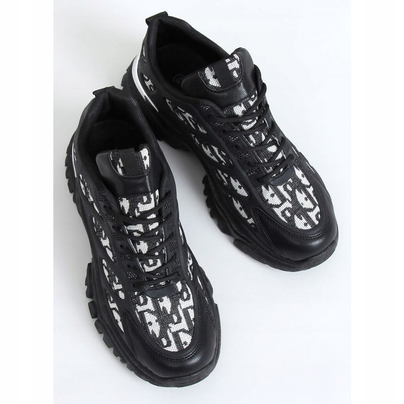 Zapatillas deportivas de mujer negras VL123 Black negro 1