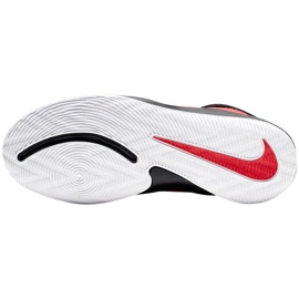 Zapatillas Nike Team Hustle rojas y negras AQ4224 600 para niños negro rojo 3