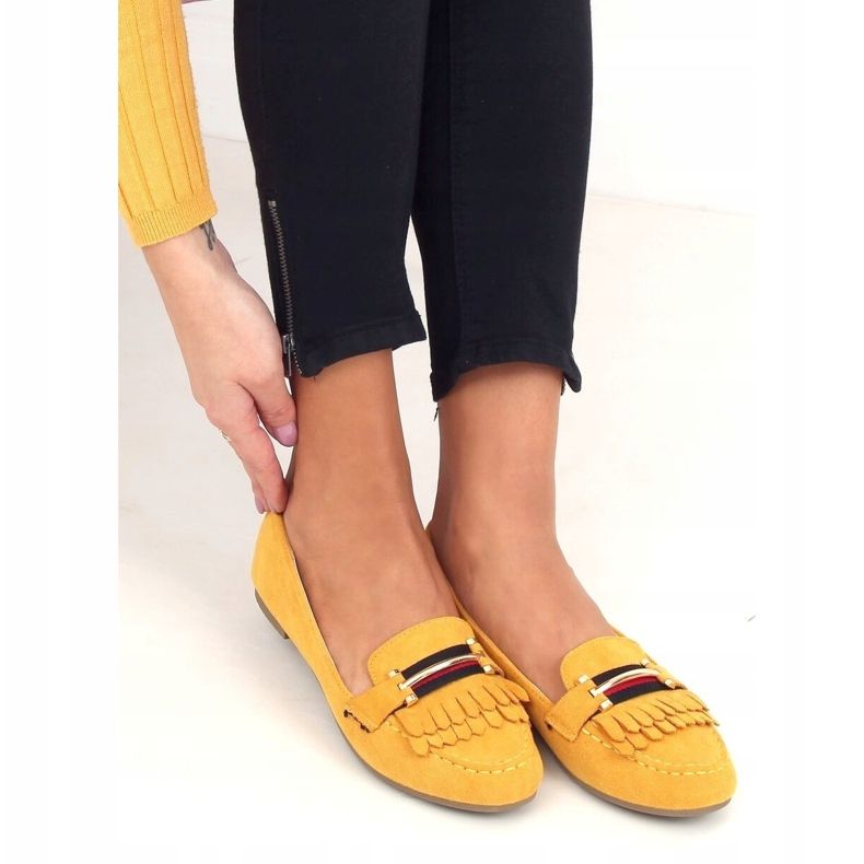Mocasines de mujer honey 88-381 Yellow amarillo 1