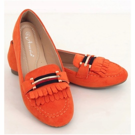 Mocasines de mujer naranja 88-381 Orange 3