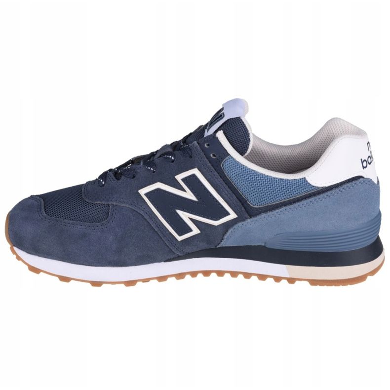 Zapatillas New Balance U ML574GRE blanco azul marino azul 1