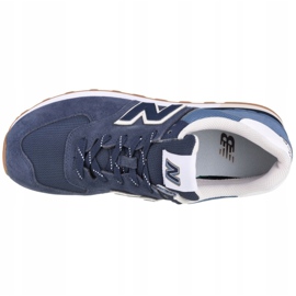 Zapatillas New Balance U ML574GRE blanco azul marino azul 2