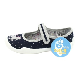 Calzado infantil befado 114X414 azul marino gris 6