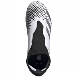 Botas de fútbol adidas Predator 20.3 Ll Fg Jr FW9212 blanco blanco 2