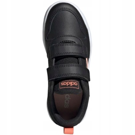 Zapatillas adidas Tensaur C para niños negras y naranjas EF1099 negro 1