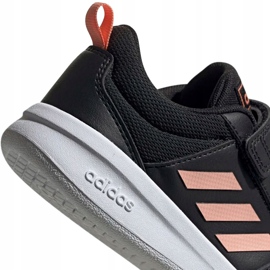 Zapatillas adidas Tensaur C para niños negras y naranjas EF1099 negro 4