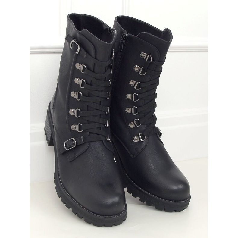 Botas militares negras 361 Black negro 1