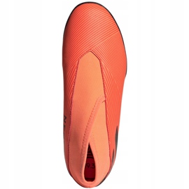 Botas de fútbol adidas Nemeziz 19.3 Ll Tf Jr EH0489 multicolor naranja 1