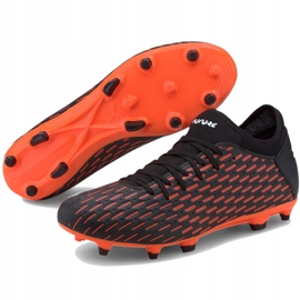 Botas de fútbol Puma Future 6.4 Fg Ag M 106195 01 azul, negro, naranja negro 3