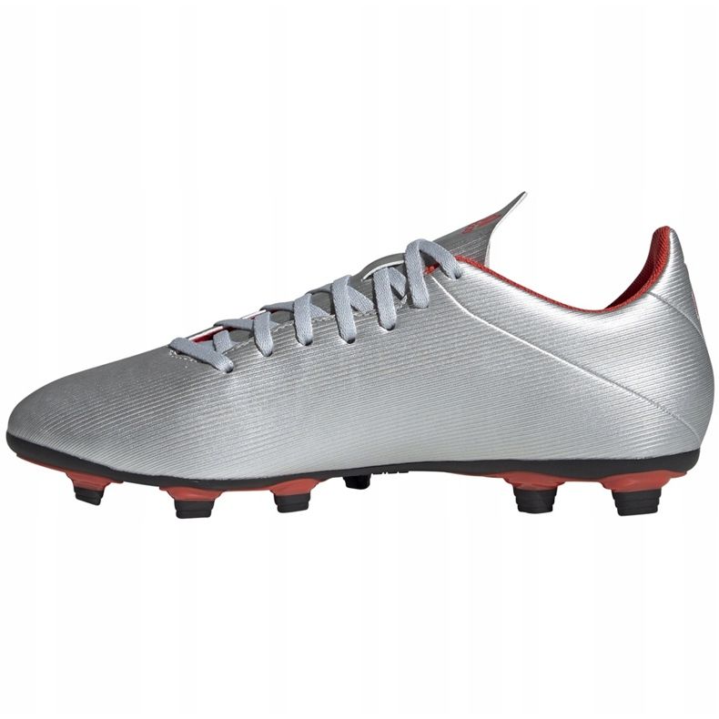 Botas de fútbol adidas X 19.4 FxG plateadas F35379 plata 5