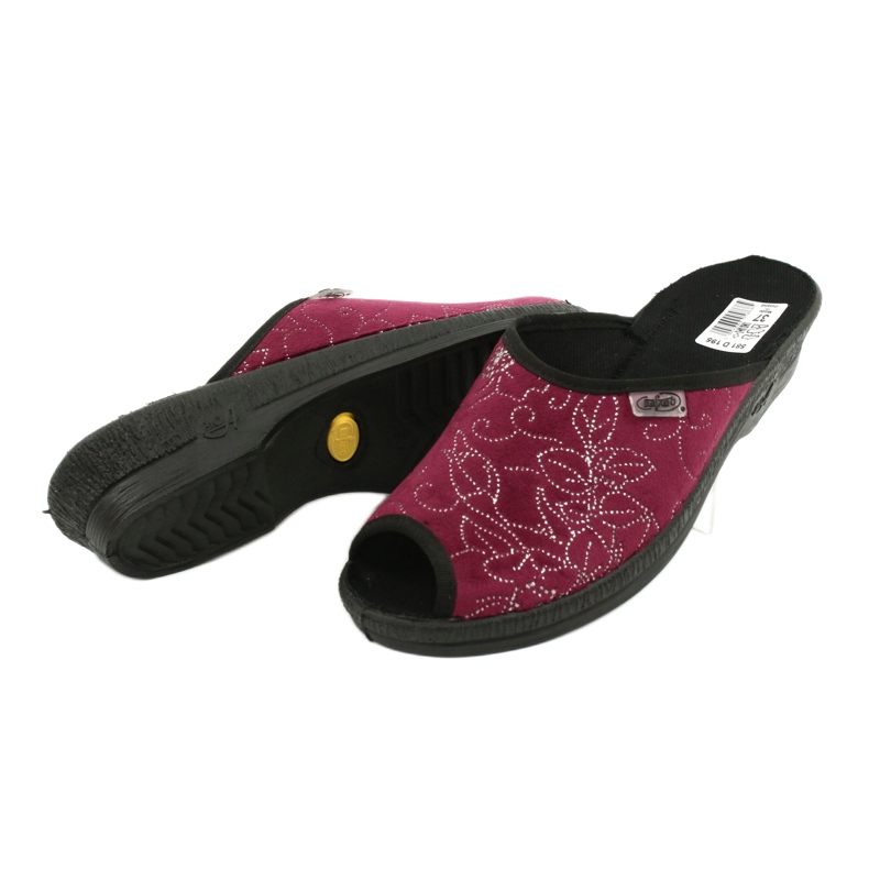 Zapatos de mujer befado pu 581D195 negro rojo multicolor 4