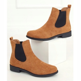 Botas Chelsea clásicas para mujer, camel MR-9 Camel marrón 3