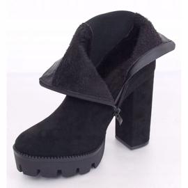 Negro Botas en la plataforma Jodhpur boots DA30P Black 2 Negro Botas en la plataforma Jodhpur boots DA30P Black 2