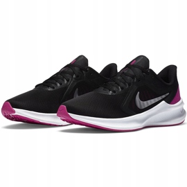Zapatillas mujer Nike Downshifter 10 negras y rosas CI9984 004 negro rosado 2