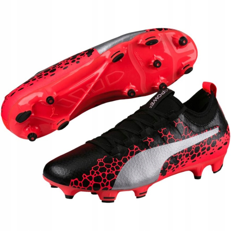 Zapatillas de fútbol Puma Evopower Vigor 3 Graphic Fg 104198 01 rojo 3