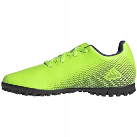 Botas de fútbol Adidas X Ghosted.4 Tf Jr EG8229 verde verde 3