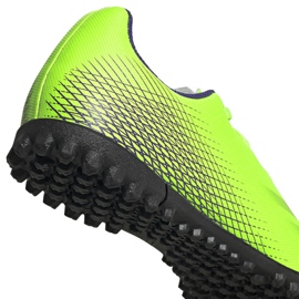 Botas de fútbol Adidas X Ghosted.4 Tf Jr EG8229 verde verde 5