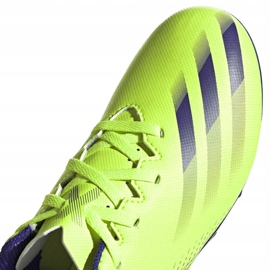 Botas de fútbol Adidas X Ghosted.4 FxG Jr EG8220 verde verde 5