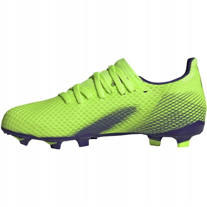 Botas de fútbol adidas X Ghosted.3 Fg Jr EG8212 verde verde 2