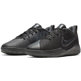 Zapatillas Nike Team Hustle Quick 2 negras para niños AT5298 001 negro negro 3
