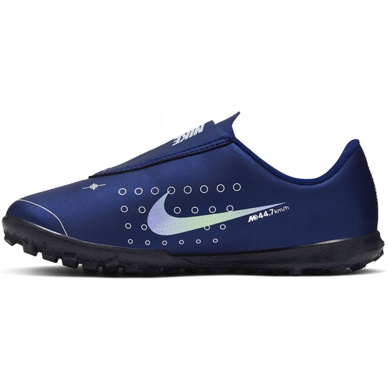Zapatillas de fútbol Nike Mercurial Vapor 13 Club Mds Tf Ps (V) Jr CJ1180-401 azul marino 3