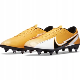 Calzado de fútbol Nike Mercurial Vapor 13 Academy SG-Pro Ac M BQ9142 801 multicolor amarillo 3