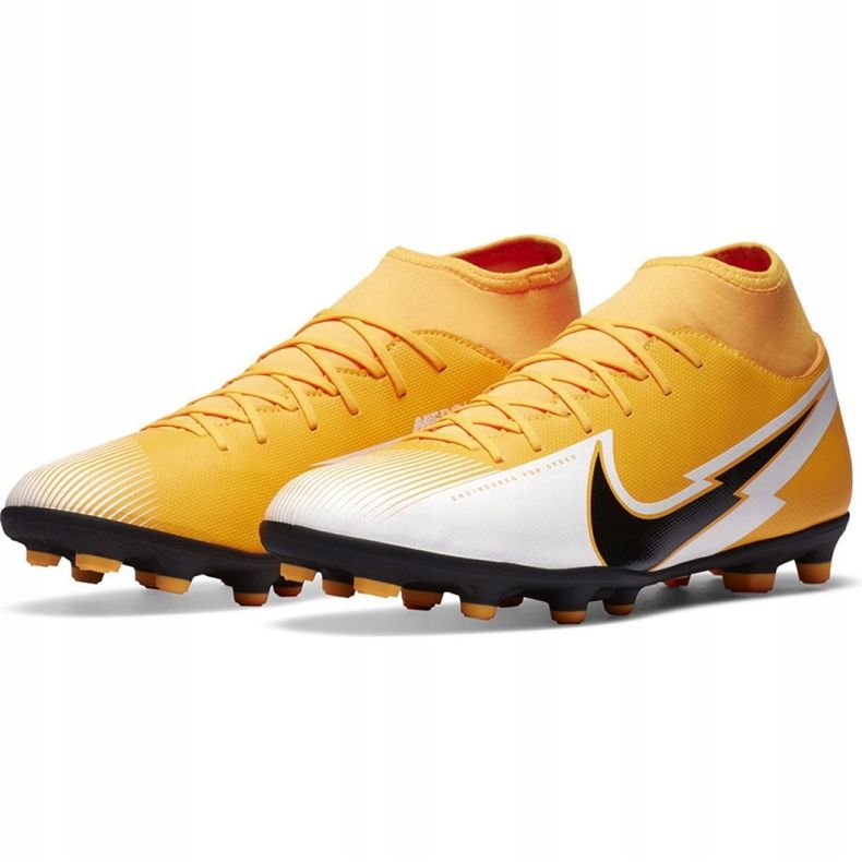 Zapatillas de fútbol Nike Mercurial Superfly 7 Club FG / MG M AT7949 801 multicolor amarillo 1