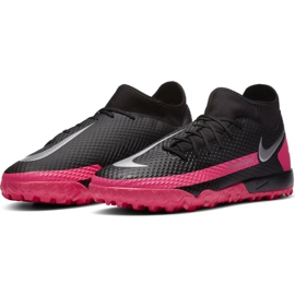 Zapatillas de fútbol Nike Phantom Gt Academy Df Tf M CW6666 006 rosa, negro negro 2