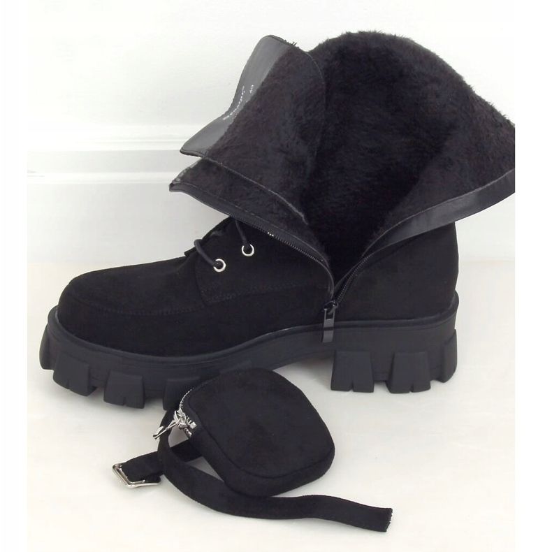 Botas negras con bolso NC1111 Black negro 2 Botas negras con bolso NC1111 Black negro 2