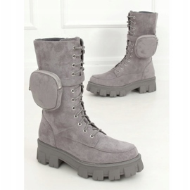 Botas grises con monedero NC1111 Gris 1 Botas grises con monedero NC1111 Gris 1