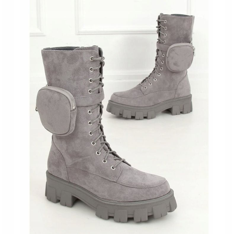 Botas grises con monedero NC1111 Gris 1