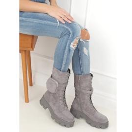 Botas grises con monedero NC1111 Gris 2