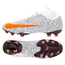 Zapatos de fútbol Nike Mercurial Superfly 7 Academy CR7 FG / MG Jr CV3182-180 blanco 6