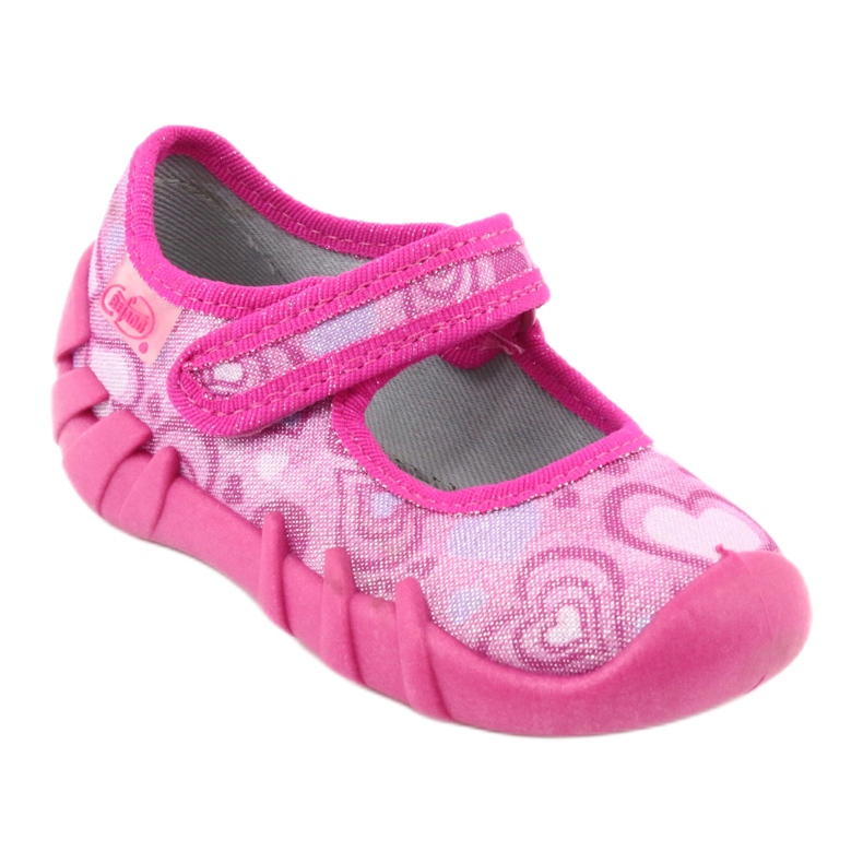 Calzado infantil befado 109P162 rosa plata 1