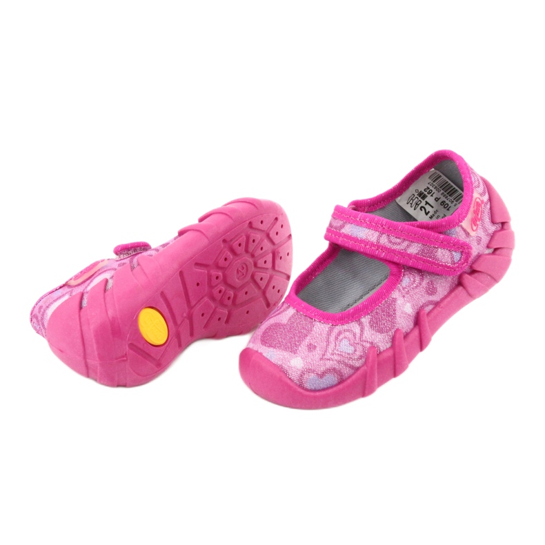 Calzado infantil befado 109P162 rosa plata 4