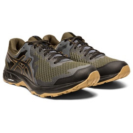 Zapatillas Asics Gel Sonoma 4 para hombre oliva-negras 1011A177 300 negro multicolor verde 3