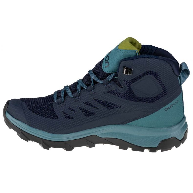 Salomon Outline Mid Gtx W 404846 azul marino 1
