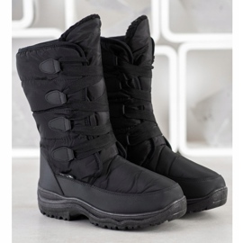 SHELOVET Botas altas para la nieve negro 2